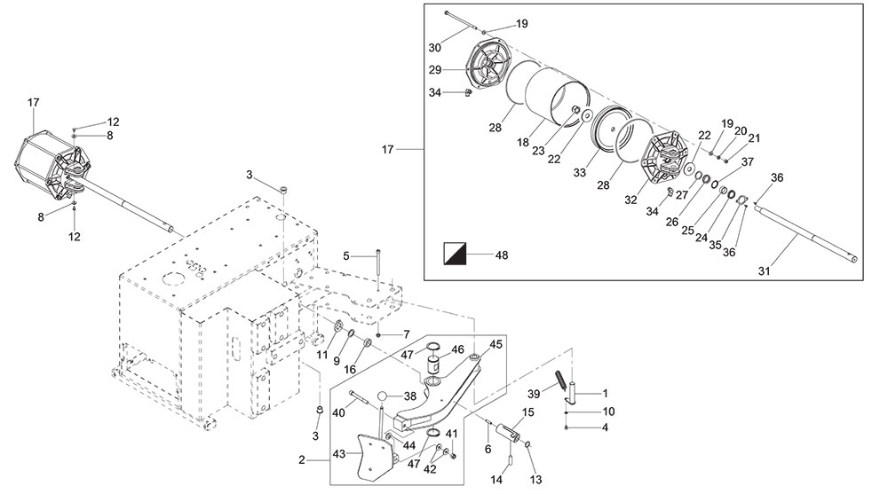 Parts – Ravaglioli G8945.26 Memory Leverless Tire Changer 1 G8645.26-Bead-Breaker-Arm-Unit