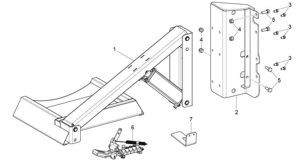 Parts – Ravaglioli G8945.26 Memory Leverless Tire Changer 5 Lateral Lifting Device Assembly Unit